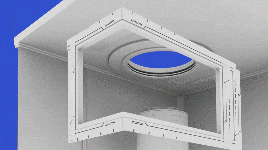 3D Anamorphic animation