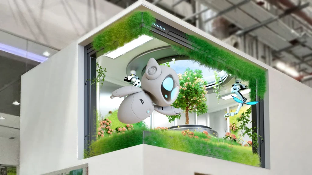 3D Anamorphic animation