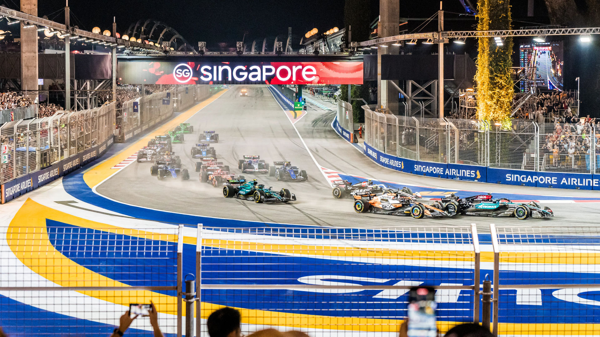 F1 Singapore Advertising Animation